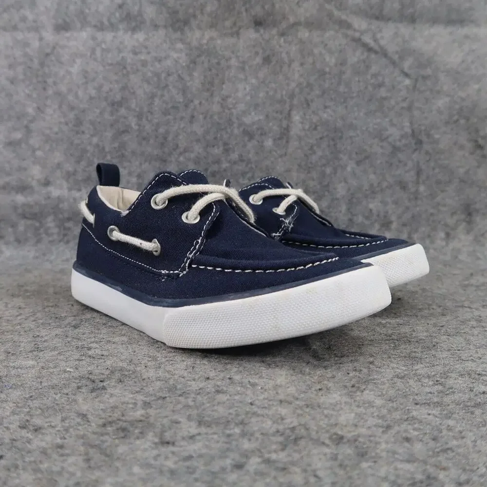 Gymboree Shoes Kids 11 Boat Sneaker Casual Lifestyle Active Fabric Blue Toddler